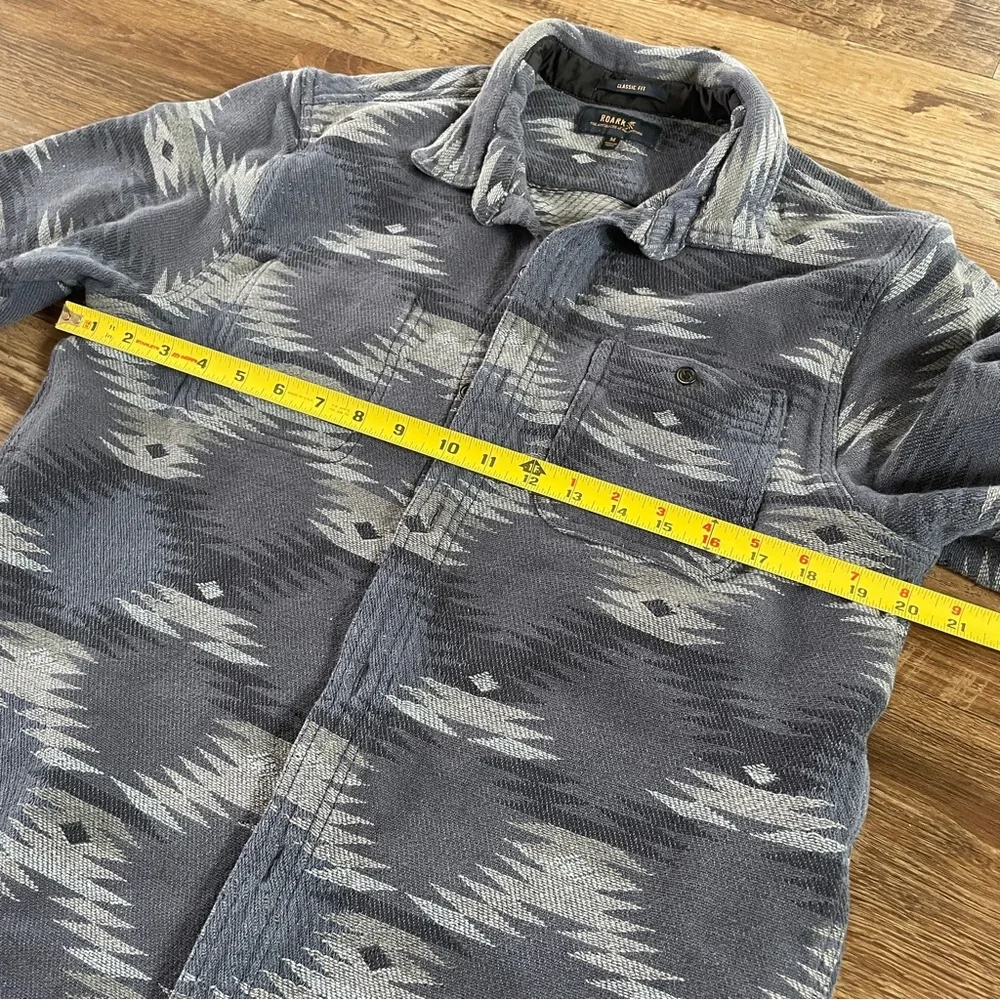 Roark Teton bottom down woven shirt Medium - Picture 8 of 12